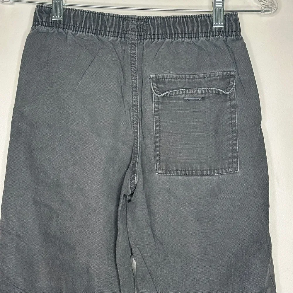 OshKosh B'gosh Boys Kids Gray 100%‎ cotton drawstring Pants